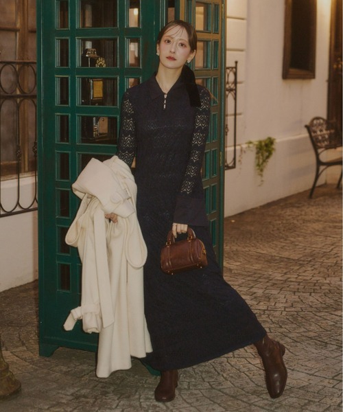 クラシカルレースワンピース（ワンピース）｜Olu.（オルドット）の