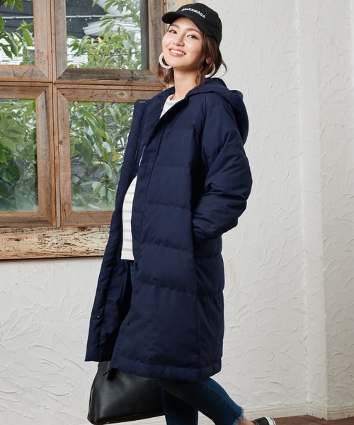 SweetMommy（スウィートマミー）の「ママパパ兼用 ロング 中綿コート