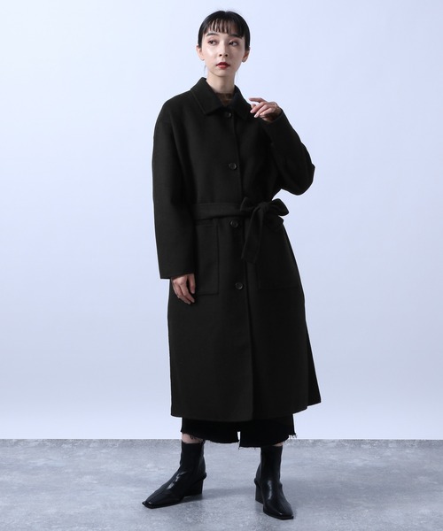 HARE（ハレ）の「ダブルフェイスステンカラーコート(HARE)（ステン