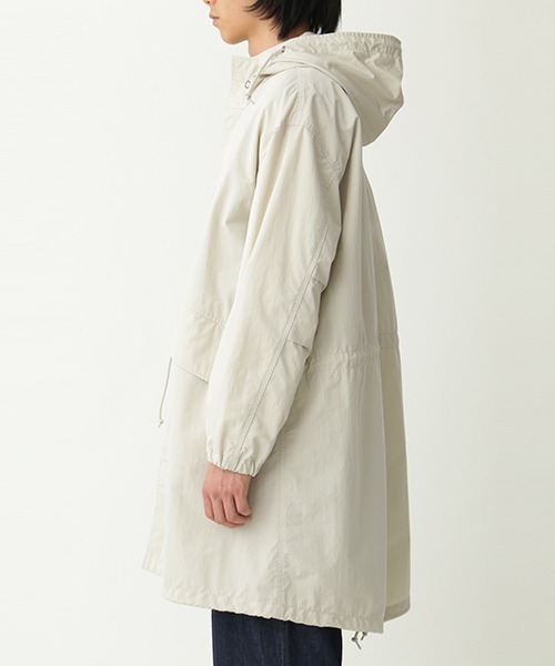 MHL.（エムエイチエル）の「WASHED COTTON NYLON（ステンカラーコート