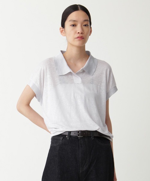 MARGARET HOWELL（マーガレットハウエル）の「LINEN JERSEY POLO