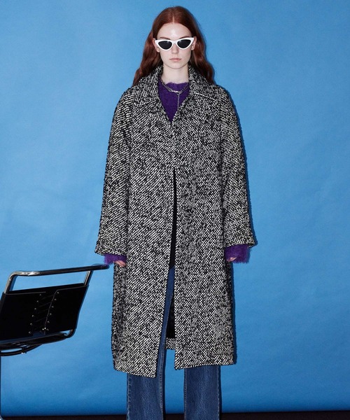 MAISON SPECIAL（メゾンスペシャル）の「ループツイードステンカラー