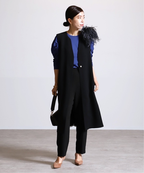 追加》オーストリッチ コサージュ（ブローチ/コサージュ）｜VERMEIL