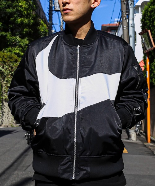 NIKE（ナイキ）の「NIKE SYNFL SWOOSH BOMBER / ナイキ スウッシュ