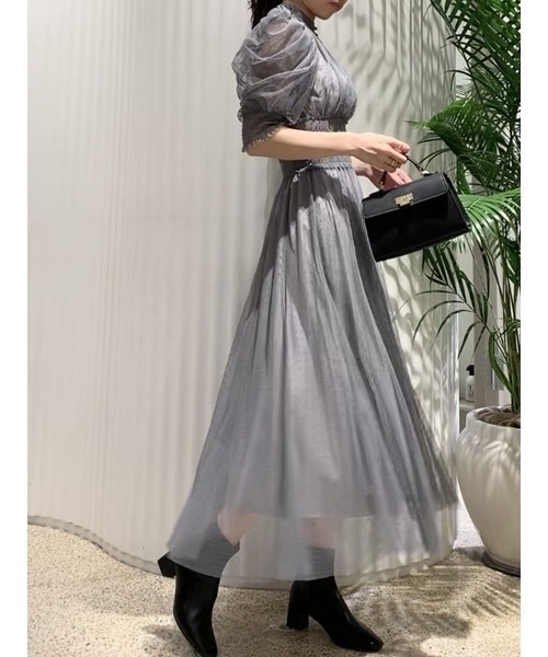 SNIDEL（スナイデル）の「ドットチュールドレス（ドレス）」 - WEAR