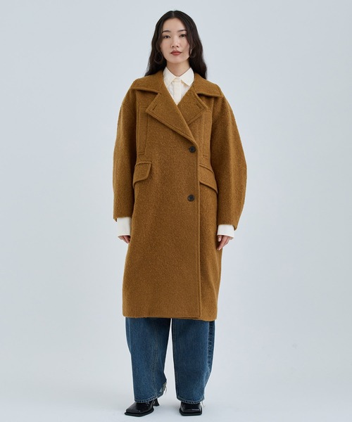 セール】【CLANE/クラネ】SHORT SHAGGY COCOON OVER COAT/ショート