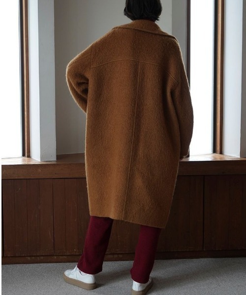 セール】【CLANE/クラネ】SHORT SHAGGY COCOON OVER COAT/ショート