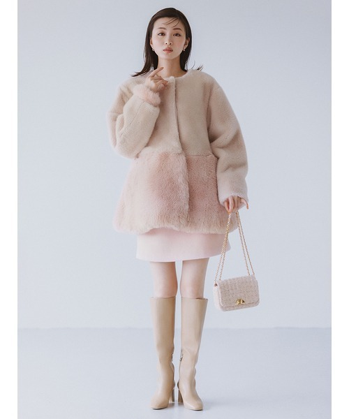 CELFORD（セルフォード）の「2wayファーコート（その他アウター