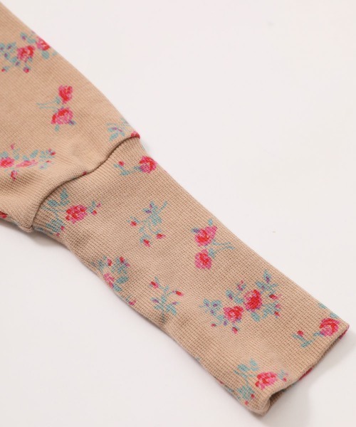 HOLIDAY（ホリデイ）の「SUPER RIB PUFF L/S TOPS (FLOWER) スーパー