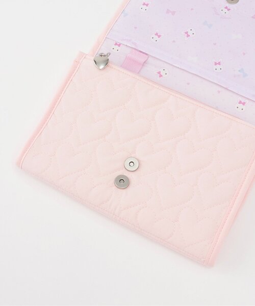 メゾピアノママ】ウサギアップリケ母子手帳マルチケース（母子手帳