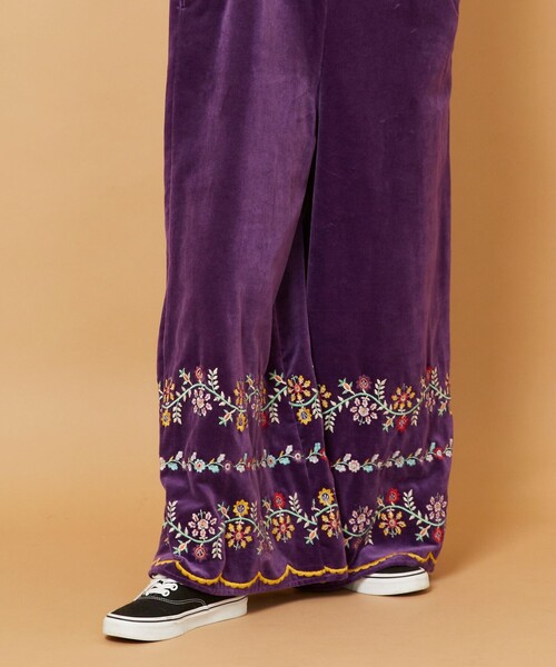 Freada（フリーダ）の「インドベロア刺繍サロペット（サロペット