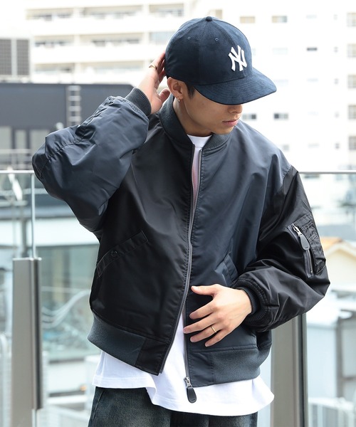 BEAMS（ビームス）の「BEAMS / ルーズフィット クレージー MA-1（MA-1