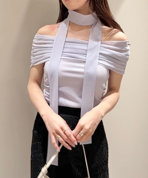 セール】ギャザーアシメカットプルオーバー（Tシャツ/カットソー