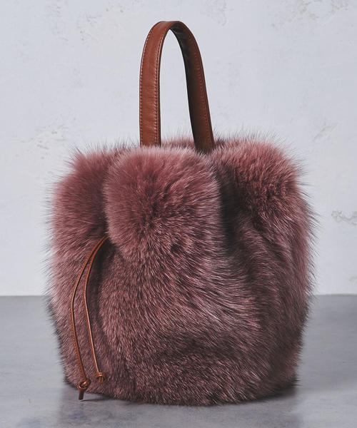 LUDLOW（ラドロー）の「＜LUDLOW（ラドロー）＞ファー ハンドバッグ