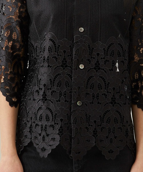 TOGA PULLA(トーガプルラ)】レースシャツ（シャツ/ブラウス）｜TOGA