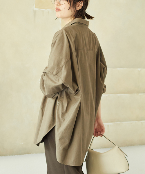 plage（プラージュ）の「《追加》Soft Oxford Long シャツ（シャツ