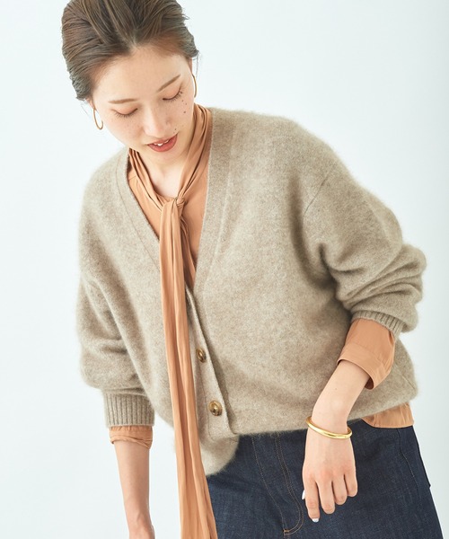 plage（プラージュ）の「Cashmere Mix Furカーディガン◇（ニット