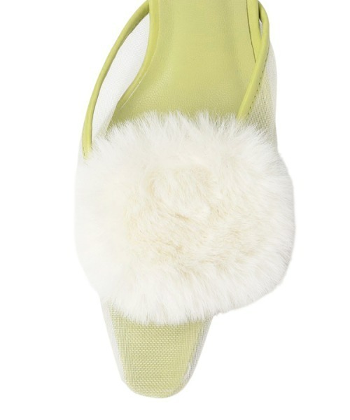 セール】エコファーチャームシアーミュール（サンダル）｜EIMY ISTOIRE