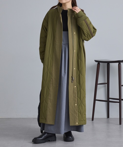 PUAL CE CIN（ピュアルセシン）の「異素材MIXモッズコート（モッズ