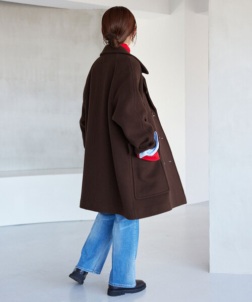 SLOBE IENA（スローブイエナ）の「メルトンビッグPコート（ピーコート