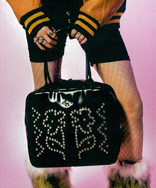 HEY! Mrs ROSE(ヘイ！ミセスローズ)Rhinestone Boston（トートバッグ