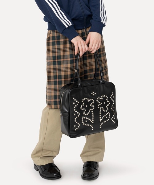 HEY! Mrs ROSE(ヘイ！ミセスローズ)Rhinestone Boston（トートバッグ