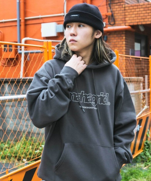 mahagrid/マハグリッド』THIRD LOGO HOODIE/サードロゴ プルオーバー