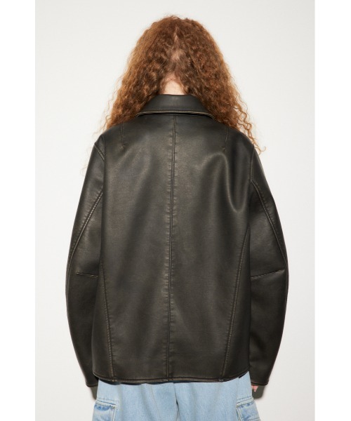 SLY（スライ）の「MICHIXSLY F/LEATHER JKミチスライ フェイクレザー