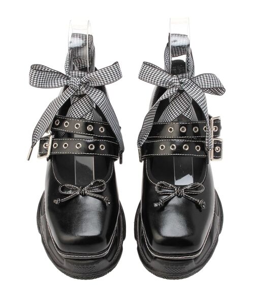 厚底スニーカーソールバレエシューズ/メリージェーン/ローファー 靴 冬