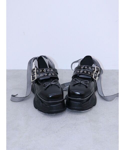 厚底スニーカーソールバレエシューズ/メリージェーン/ローファー 靴 冬