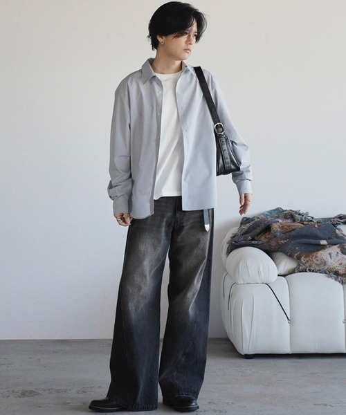 MICRO SPAN BASIC SHIRT（シャツ/ブラウス）｜WYM LIDNM（ウィム バイ