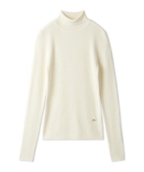 FRAY I.D（フレイアイディー）の「セミシアーウールシルクリブタートル