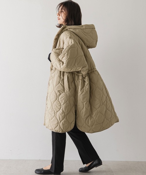 rectangle（レクタングル）の「キルティングフレアロングコート