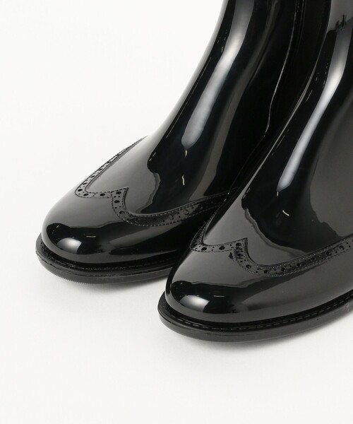 Traditional Weatherwear / ウイングチップ サイドゴア レインブーツ