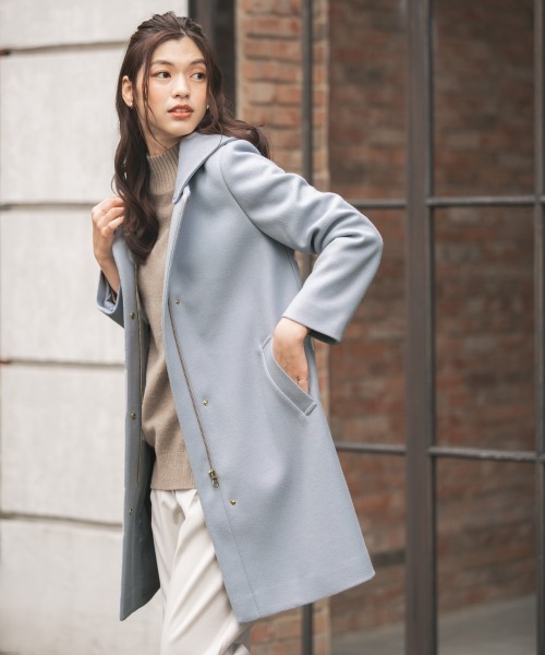 GLOBAL WORK（グローバルワーク）の「軽やかストレッチ2WAYコート