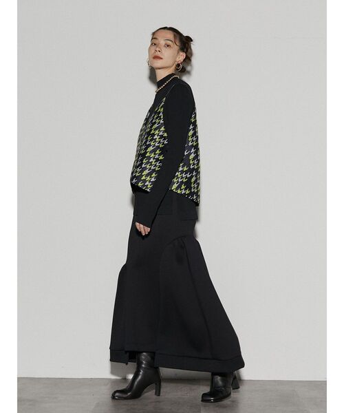 UN3D.（アンスリード）の「CHIDORI JACQUARD CAMISOLE / チドリジャ