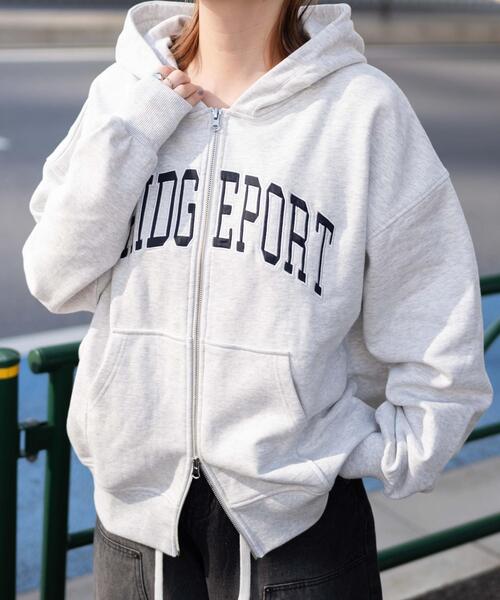 WEGO（ウィゴー）の「WEGO/カレッジロゴビッグダブルジップパーカー