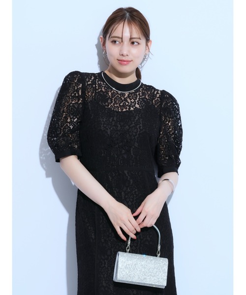 シャンブレーレースマーメイドドレス（ワンピース）｜Mystrada（マイ