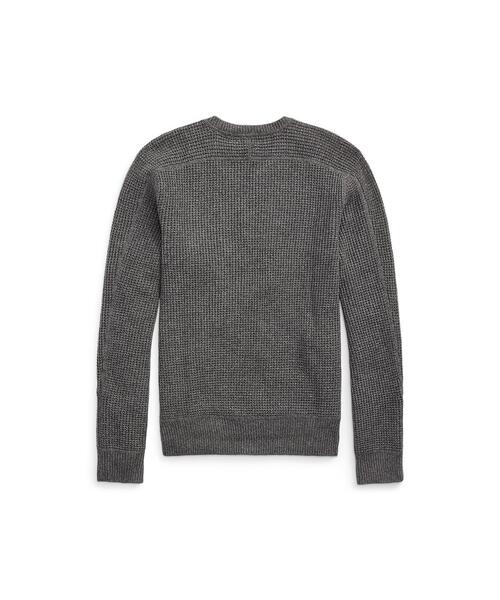 RRL（ダブル アール エル）の「ワッフルニット カシミヤ セーター