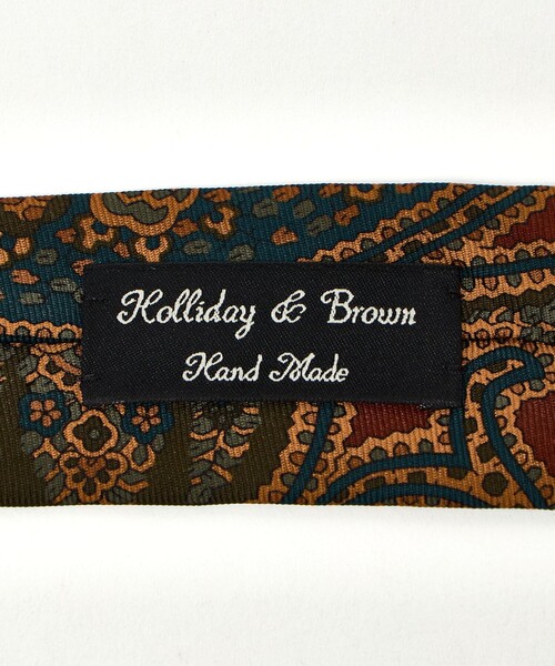 セール】＜HOLLIDAY＆BROWN＞ビッグ ペイズリー ネクタイ（ネクタイ