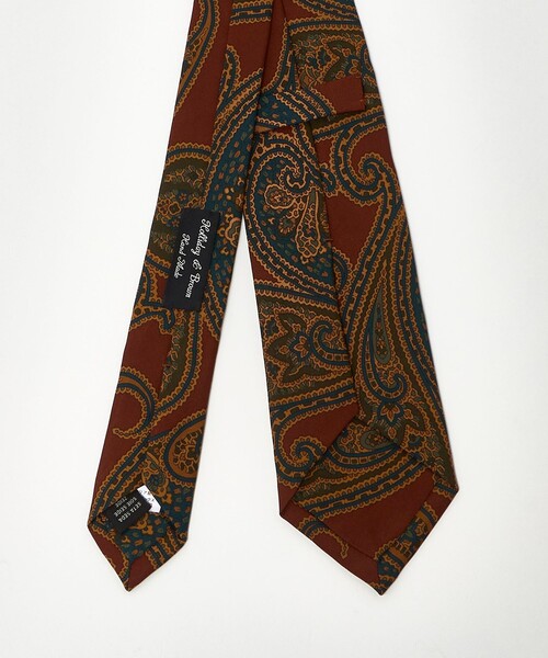 セール】＜HOLLIDAY＆BROWN＞ビッグ ペイズリー ネクタイ（ネクタイ