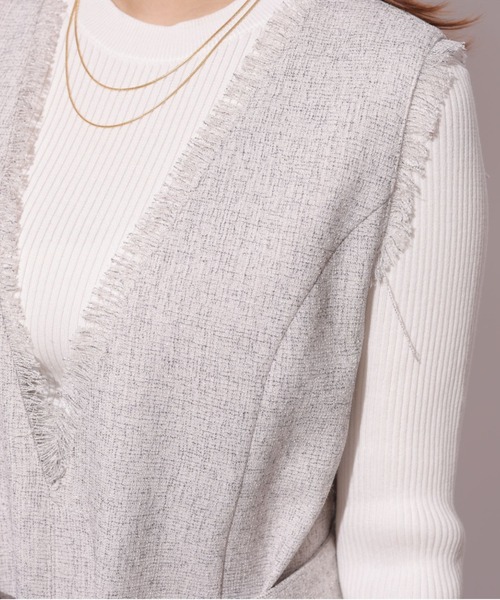 Mystrada（マイストラーダ）の「前後2WAYツイードジャンスカ