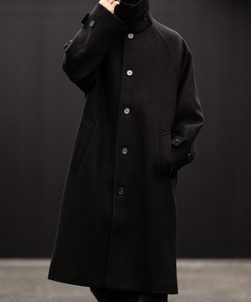 CLEL】Tech Melton Loose Soutien Collar Coat/テックメルトン ルーズ
