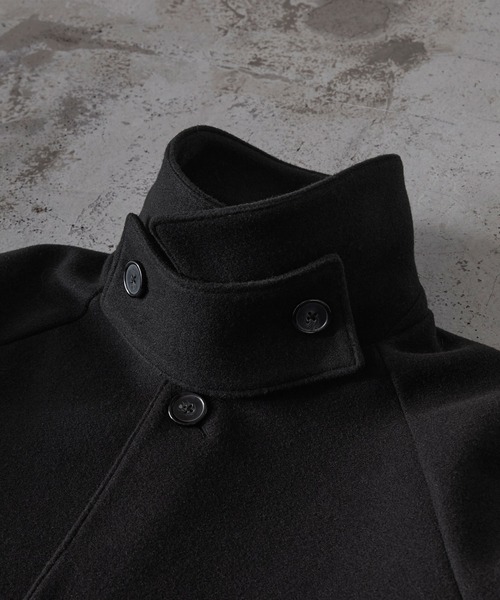 CLEL】Tech Melton Loose Soutien Collar Coat/テックメルトン ルーズ