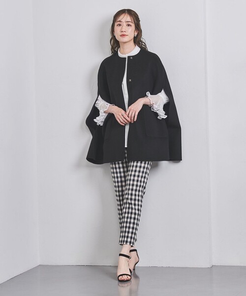 UNITED ARROWS（ユナイテッドアローズ）の「バイカラー リバー ケープ