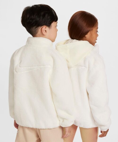 NIKE（ナイキ）の「ナイキ リトルキッズ フェイク ファー ジャケット