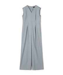 セール】セルロースツイル サイドアジャストオールインワン（つなぎ