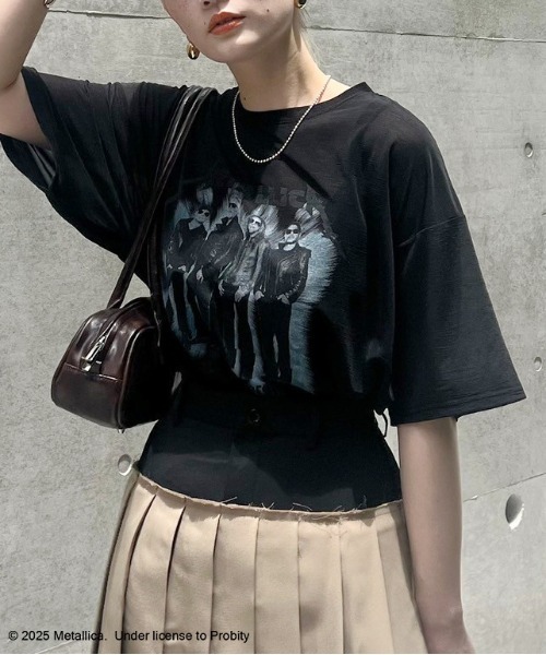 MEDI METALLICA SHEER TEE（Tシャツ/カットソー）｜Ameri（アメリ）の