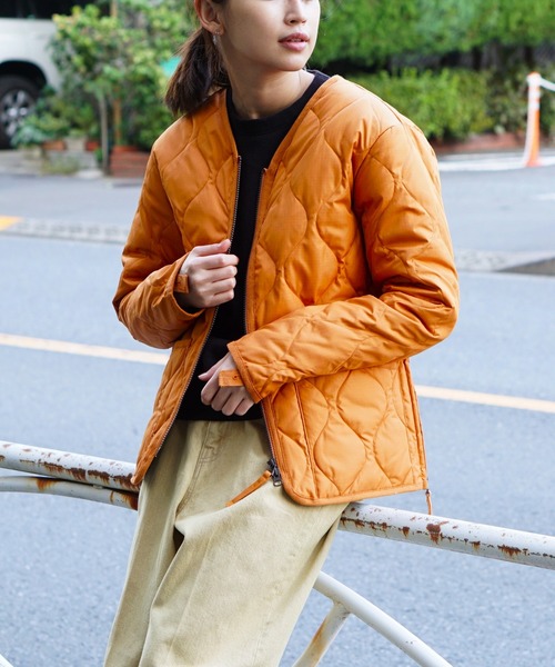 TAION（タイオン）の「TAION/タイオン MILITARY W-ZIP VNECK DOWN