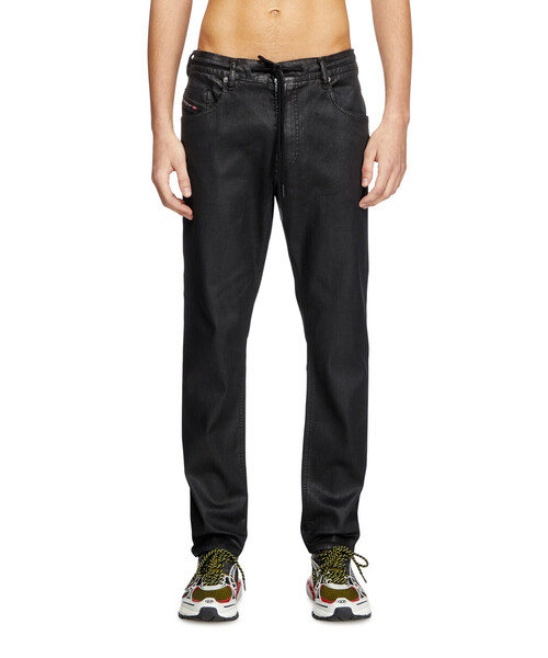 メンズ ブラックデニムパンツ ジョグジーンズ 2032 D-KROOLEY-B JOGG